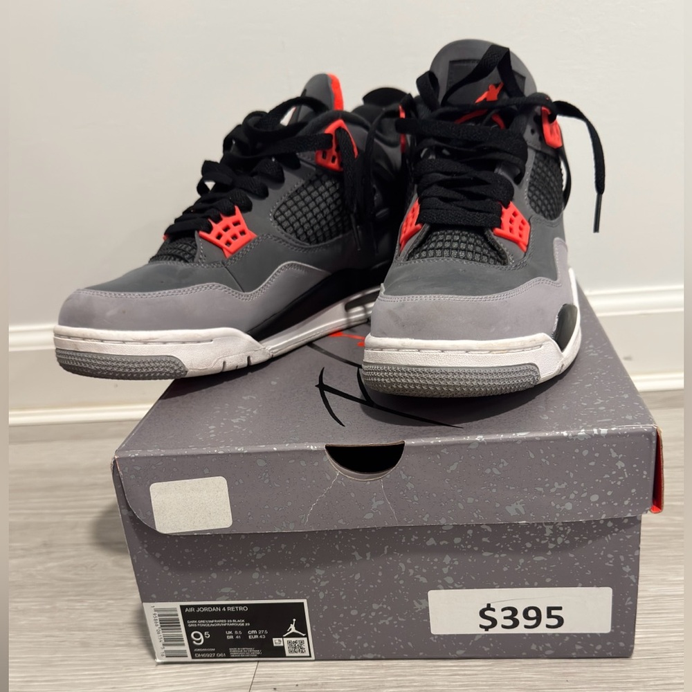 Air Jordan ‘4 Retro Infraded Men 9.5
